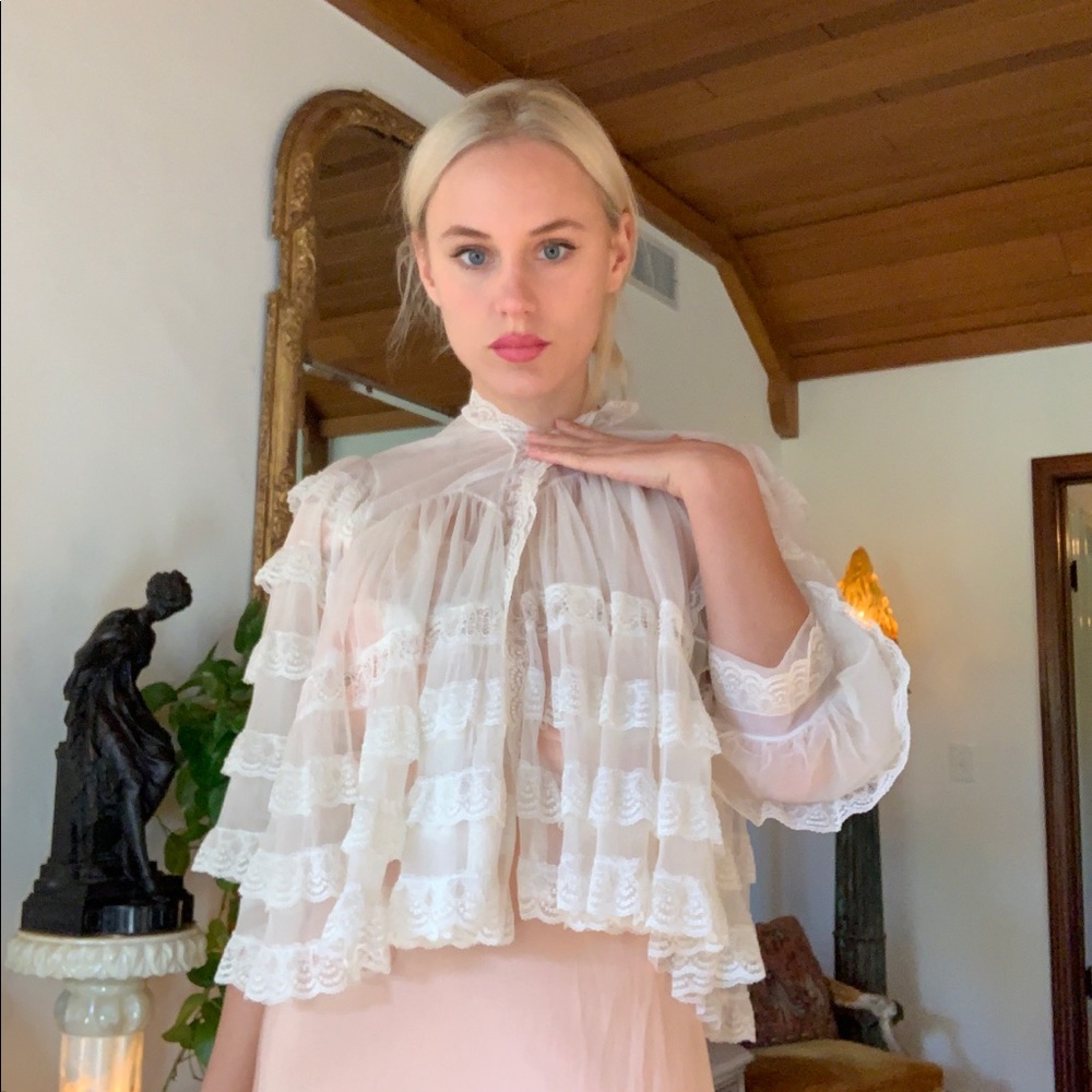 Vintage see through jacket